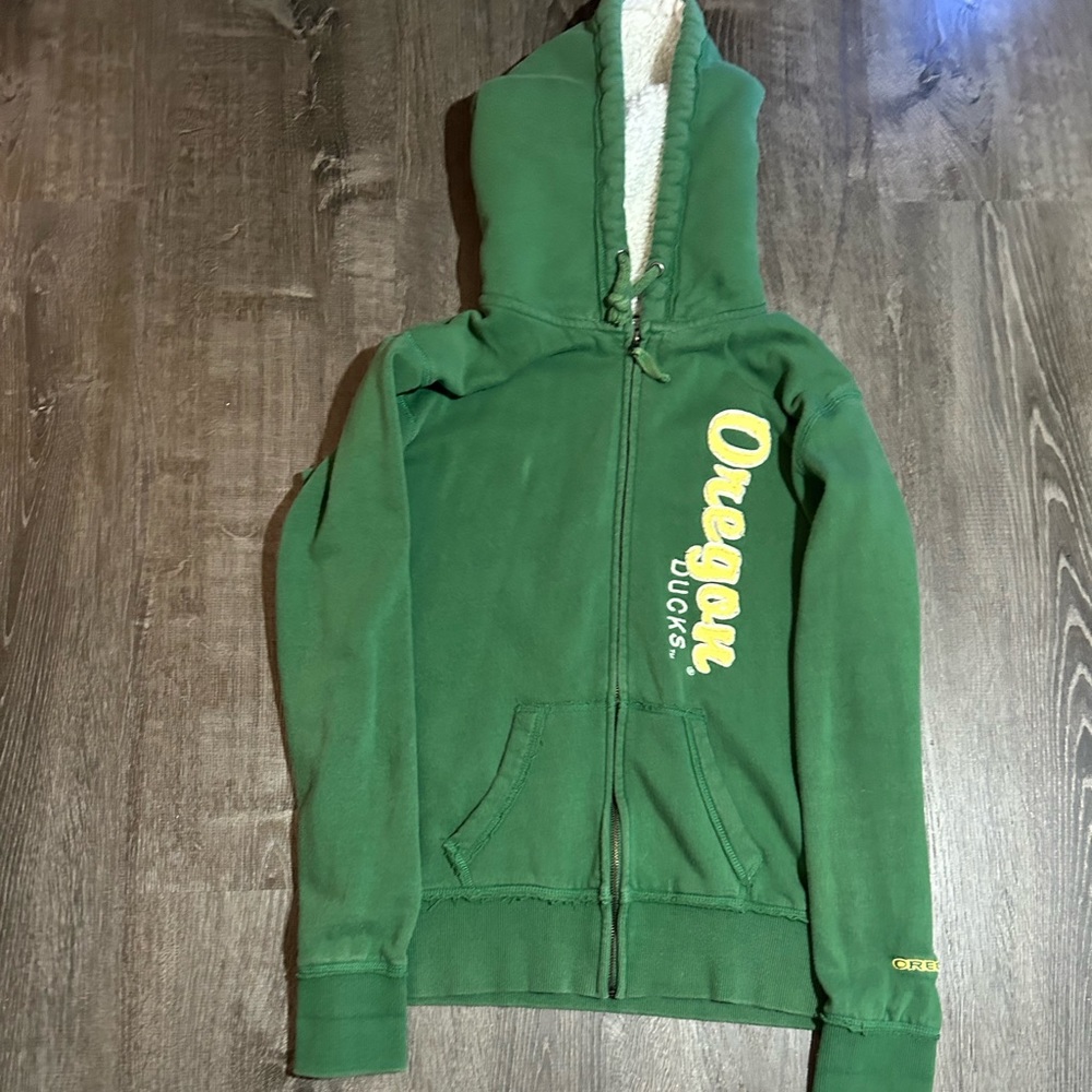 Oregon ducks zip up hoodie